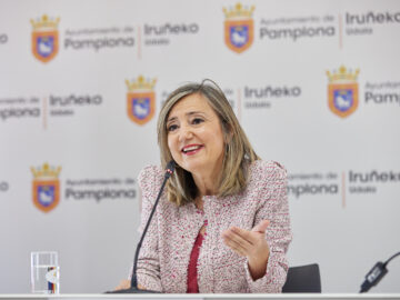 Cristina Ibarrola, alcaldesa de Pamplona.