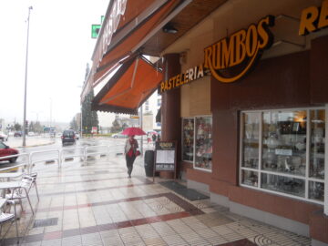 El local de Rumbos en Pío XII.