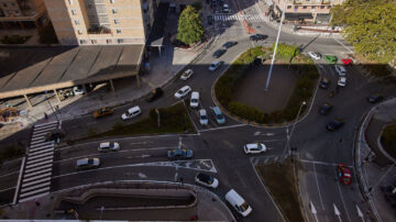 Rotonda de San Jorge. / Foto: Agenda Urbana Pamplona 2030