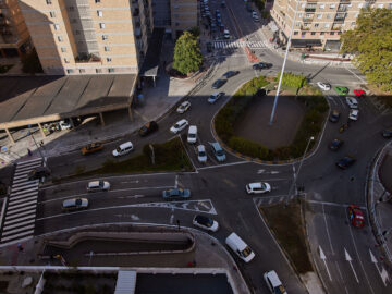 Rotonda de San Jorge. / Foto: Agenda Urbana Pamplona 2030