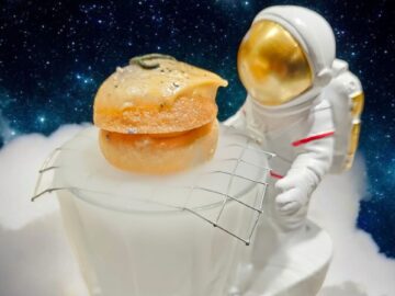 Foto de Erik Salvatierra, del pincho Champi Lunático, de La Escalerica Centro