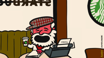 Ernest Hemingway en Starbucks