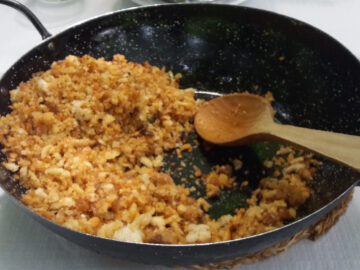 Migas de pastor - Artzai-mamiak