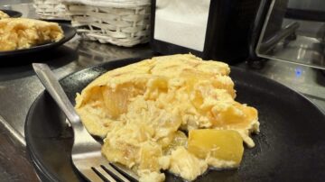 La tortilla del Bar Castro.