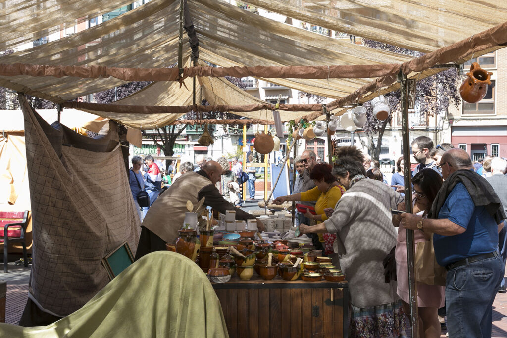 Mercadillo medieval de Pamplona. Fotografía Cristina Núñez Baquedano. Ayuntamiento de Pamplona